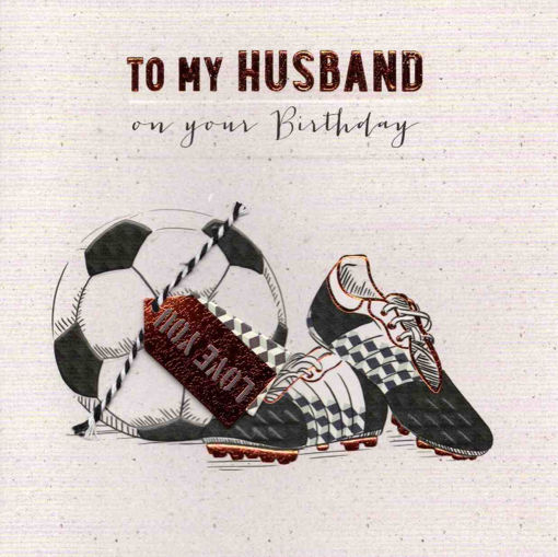 Picture of TO MY HUSBAND ON YOUR BIRTHDAY CARD